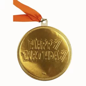 Chocolate Happy Birthday Medal