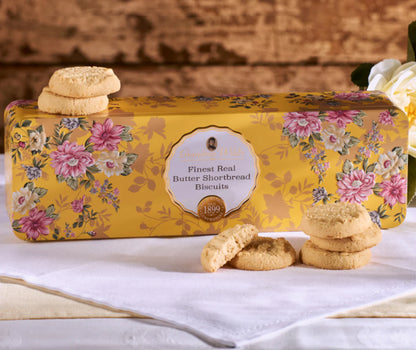 Grandma Wild's - Victorian Floral Buttery Shortbread Tin 200g