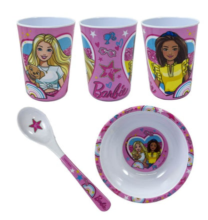 Barbie Melamine Breakfast Set & Easter Egg 40g