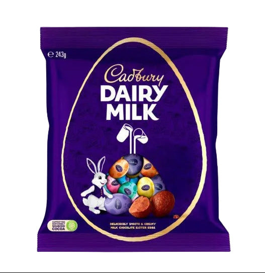 Cadbury Dairy Milk Easter Chocolate Eggs Bag | 243g