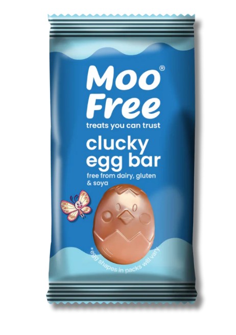 Moo Free Egg Shaped Chocolate Bar
