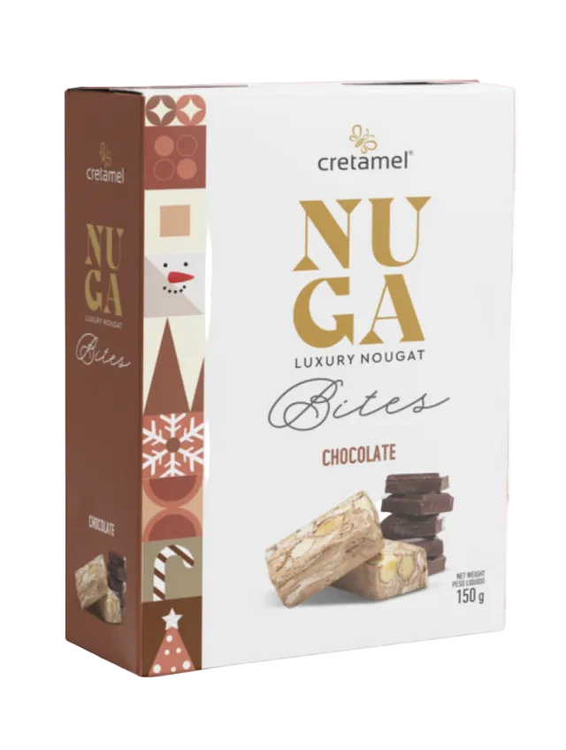 Cretamel Chocolate Nougat Bites 150g Box