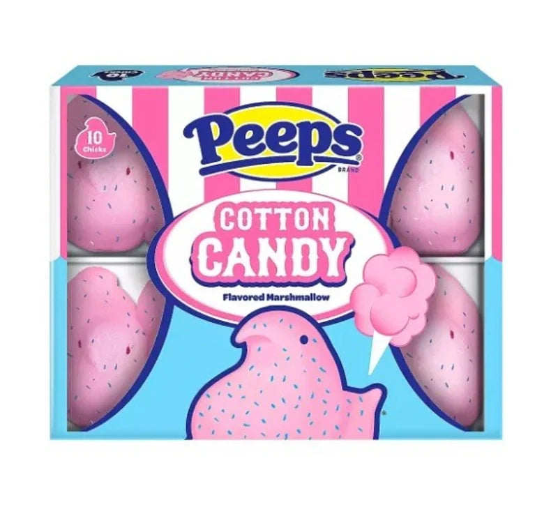 Peeps Cotton Candy Chicks 10pack