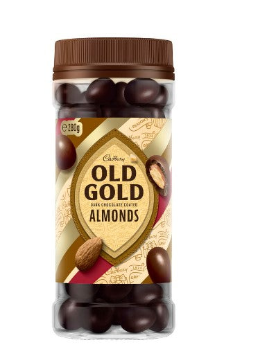 Cadbury Old Gold Dark Choc Coated Almond - 280g