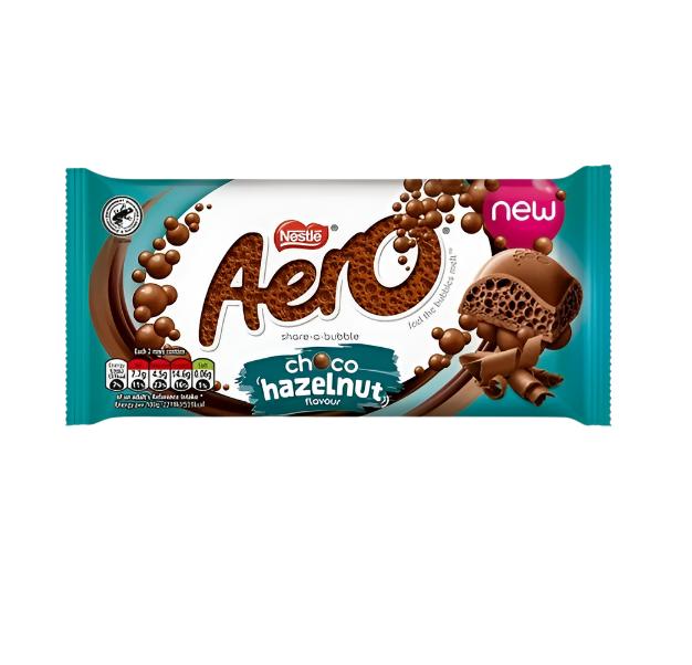 Aero Hazelnut Chocolate Sharing Bar 90g