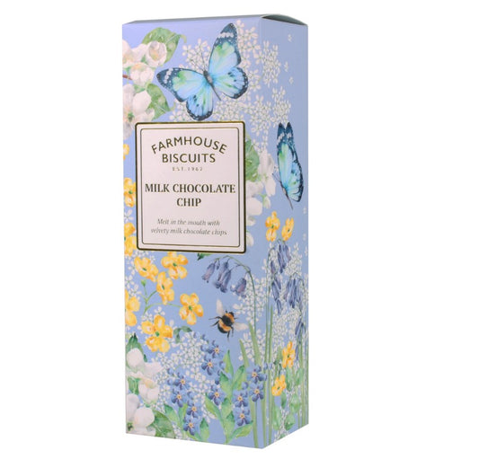 Farmhouse English Garden Milk Chocolate Chip Biscuits – 150g