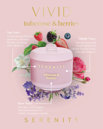 Tuberose & Berries 230g Candle