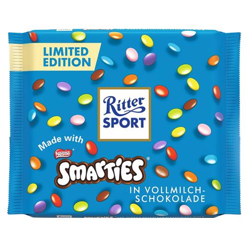 Ritter Smarties Milk Chocolate 100g