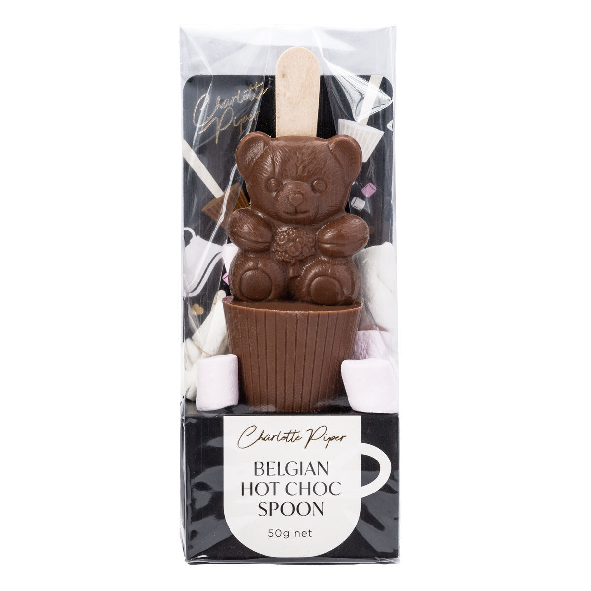 Hot Chocolate Milk Teddy Bear Spoon