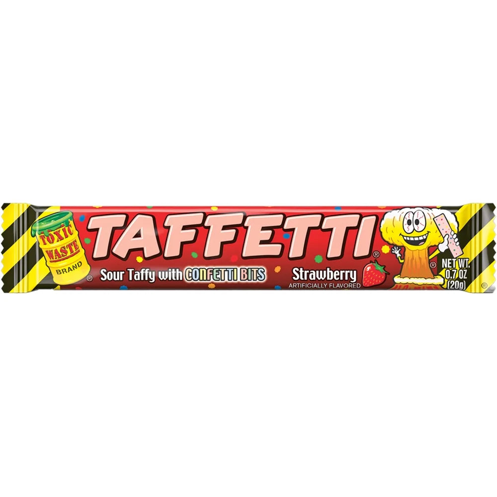 Toxic Waste Taffetti Strawberry 20g