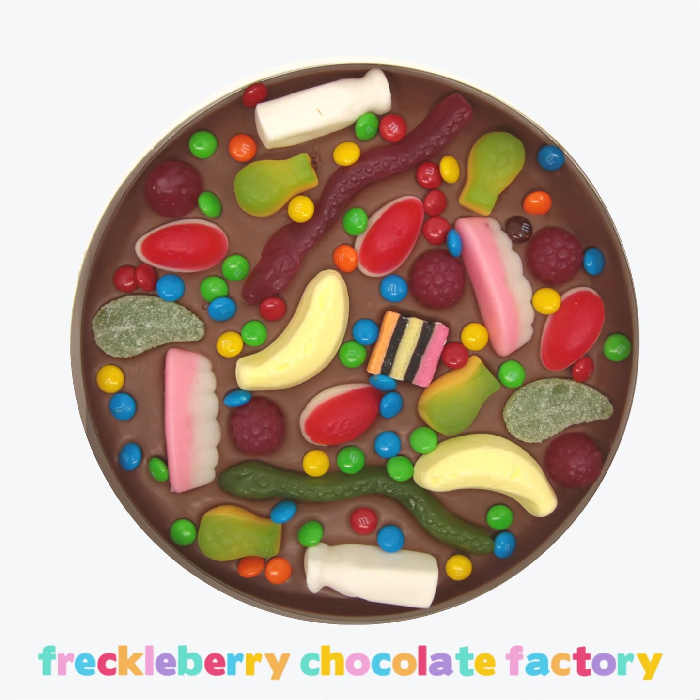 Christmas Giant Lolly Pizza - Milk/White/Dark