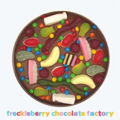 Christmas Giant Lolly Pizza - Milk/White/Dark