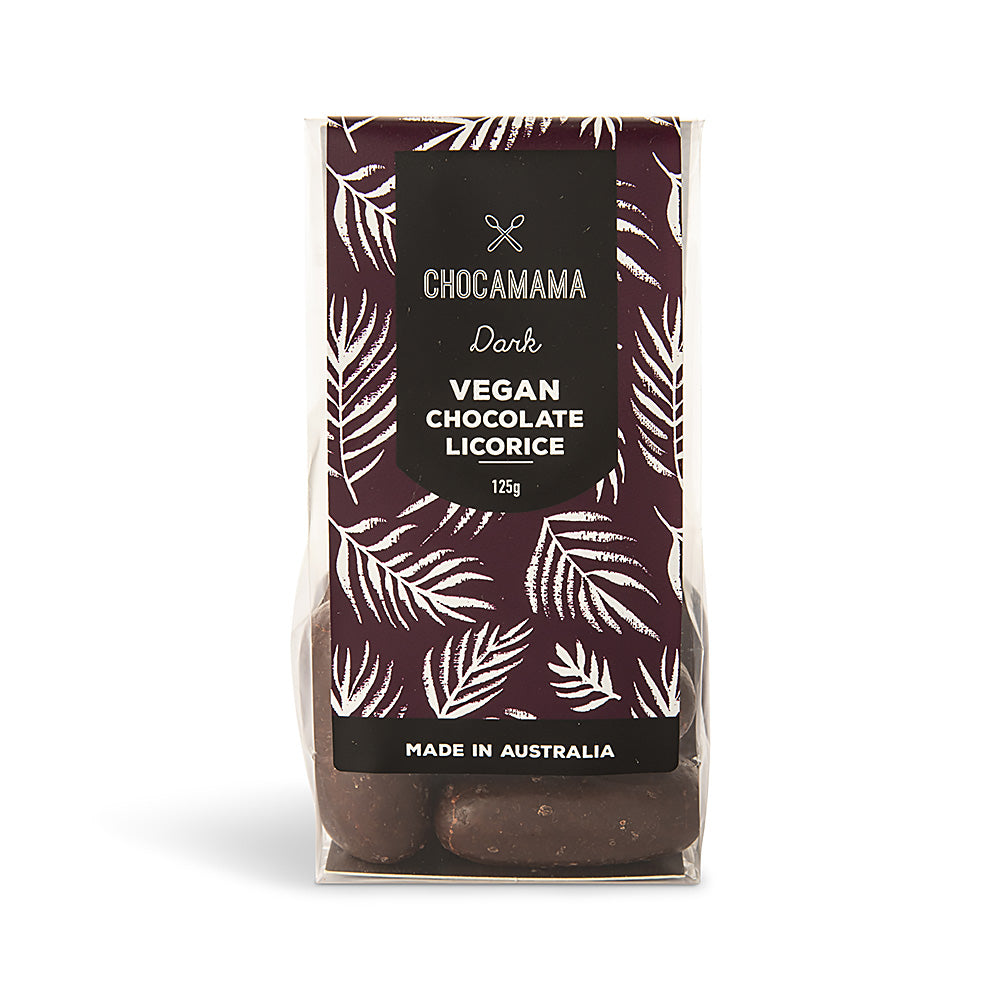 Vegan Dark Chocolate Licorice 125g