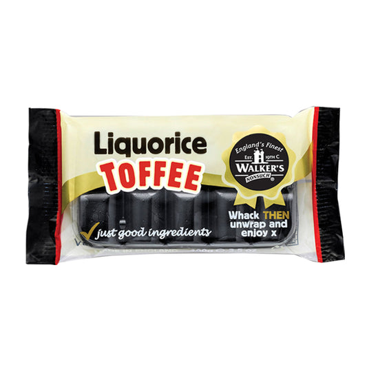Walkers Toffee Block - Liquorice Toffee