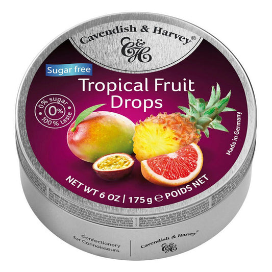 Cavendish and Harvey Tropical Fruit Drops - SUGAR FREE