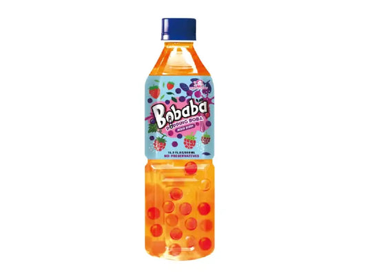 Bobaba Mixed Berry Bubble Tea 500ml