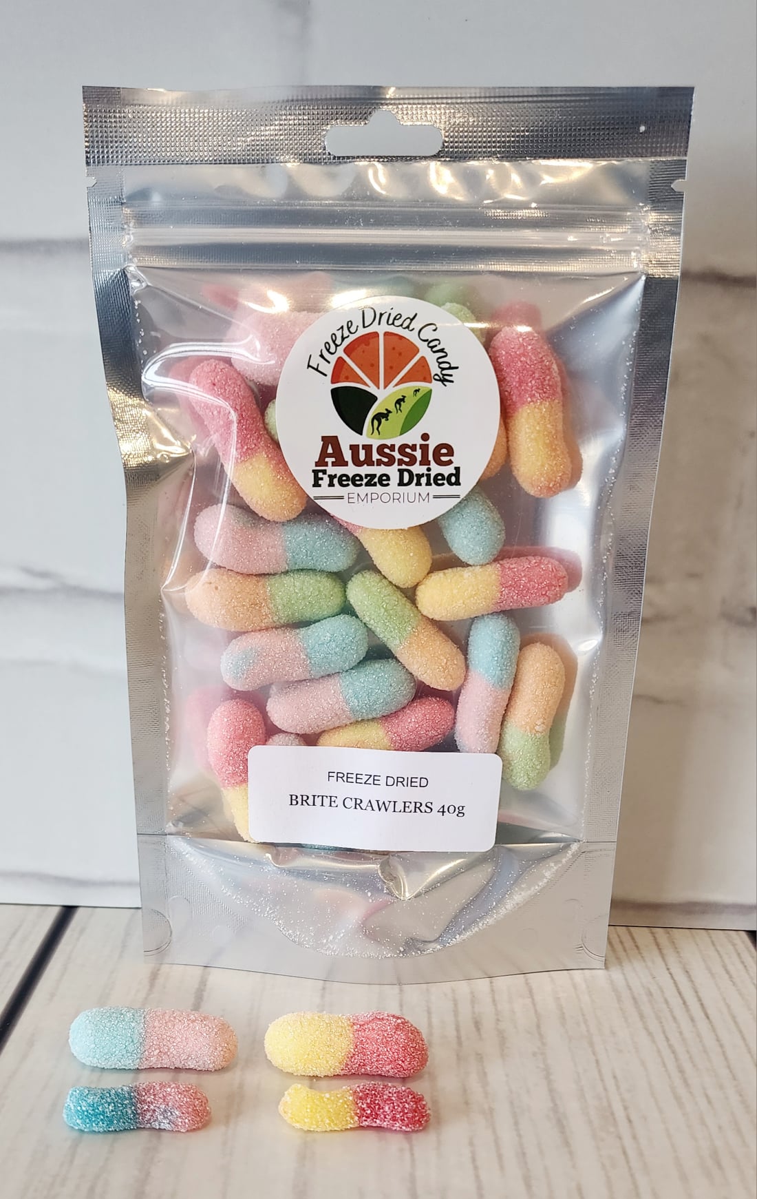 Freeze Dried Sour Brite Crawlers