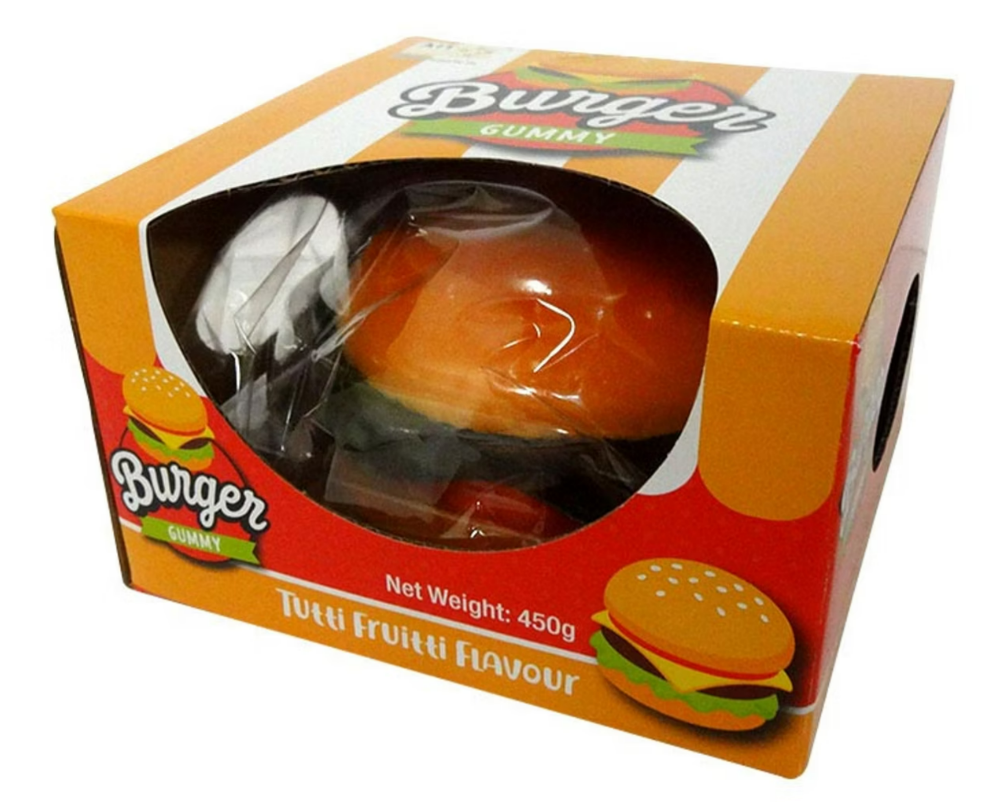 Sweets World Gummy Burger Tutti Frutti 450g