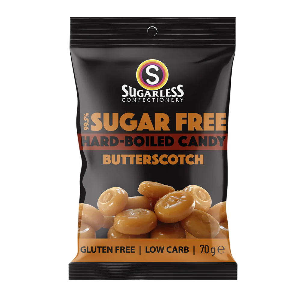 Sugar free hard boiled candy - Butterscotch