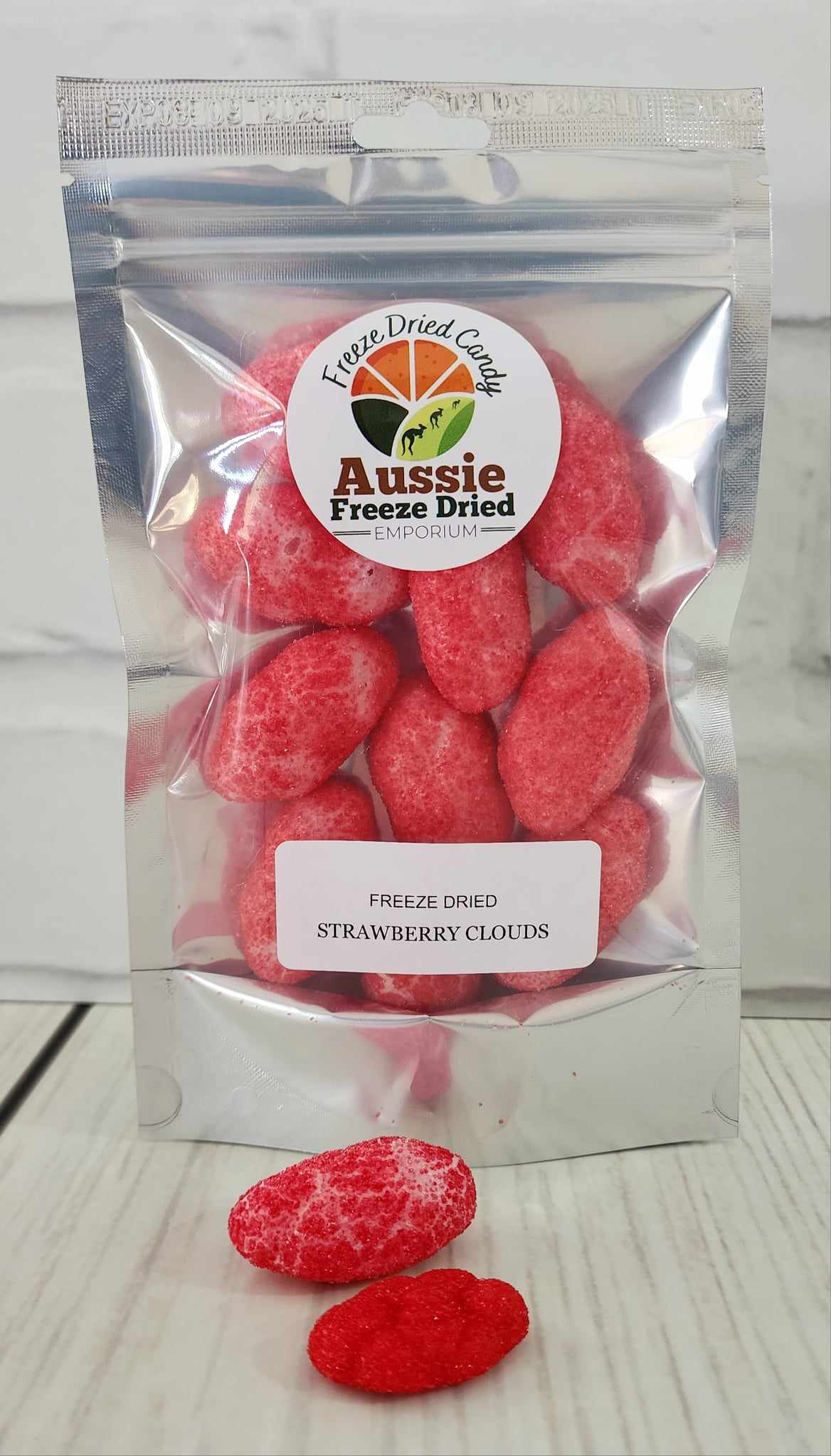 Freeze Dried Strawberry Clouds