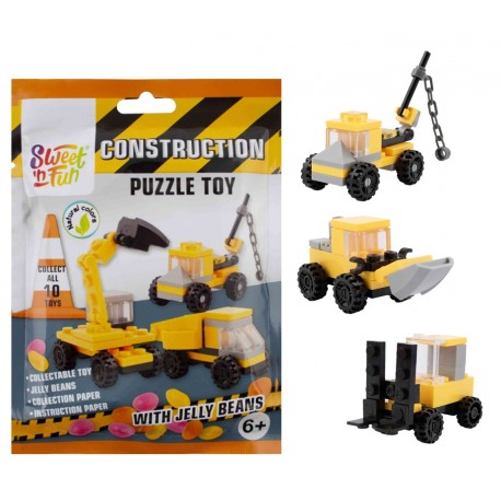 Construction Puzzle Toy with Jelly Beans