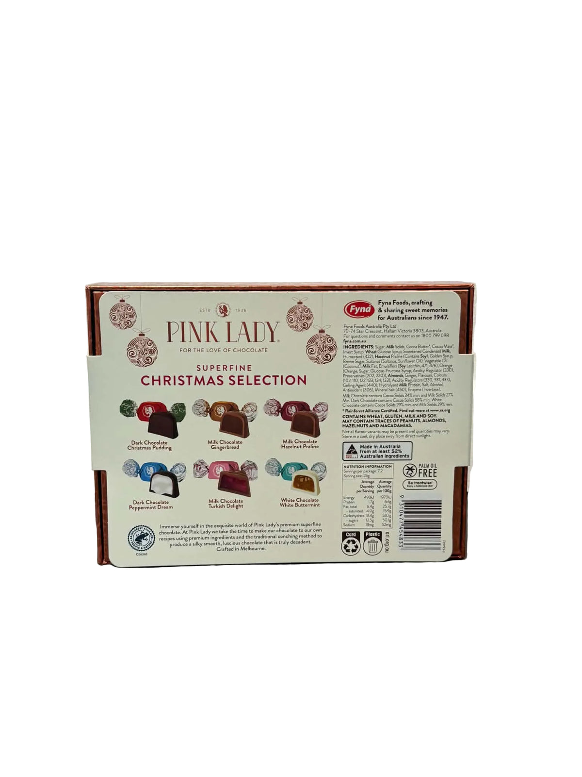 Pink Lady - Christmas Chocolate Gift Box | 180g