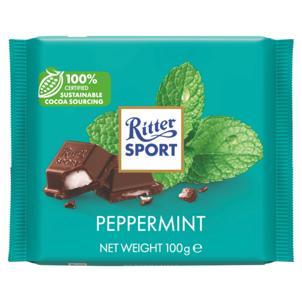 Ritter Dark Chocolate With Peppermint