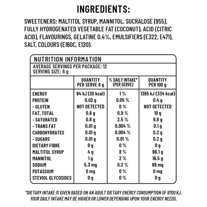 Sugar Free Chew - Fruit and Cream