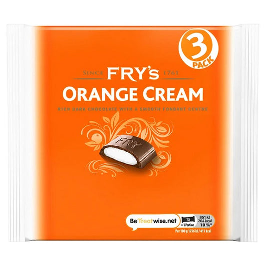 Cadbury Fry's Orange Cream 3 pack (UK)