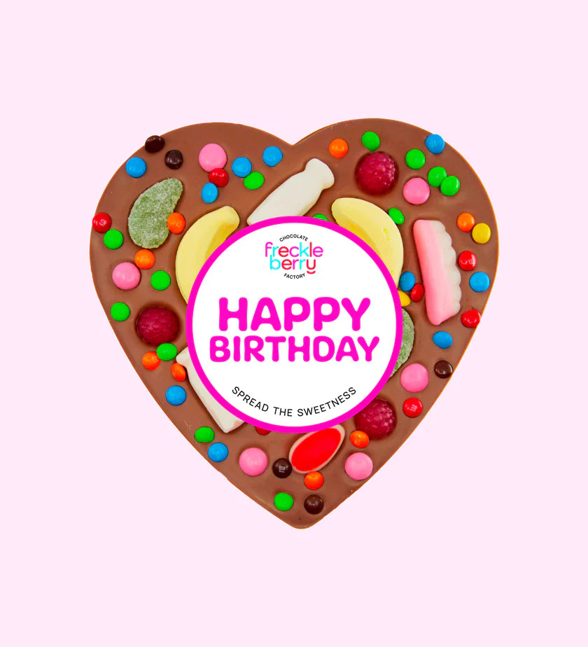 Giant Freckle HEART - Happy Birthday