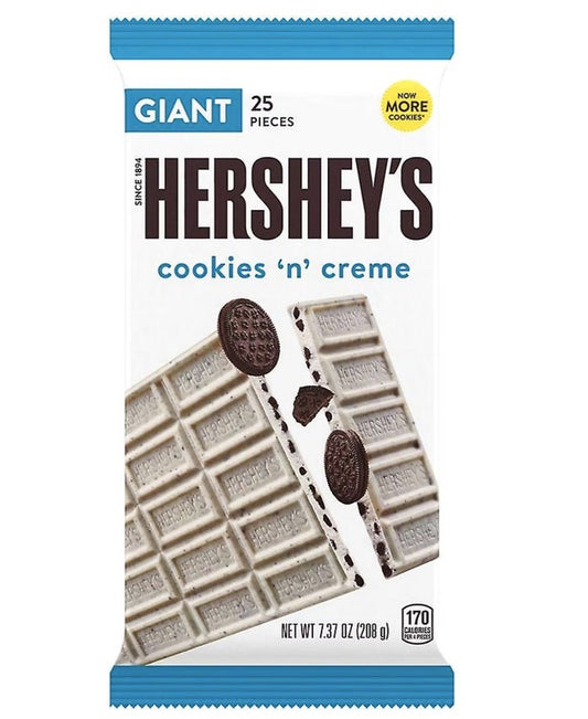 Giant Hershey's Cookies 'n' Cream 208g