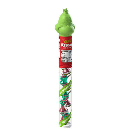 Grinch Hersheys Kisses Tube