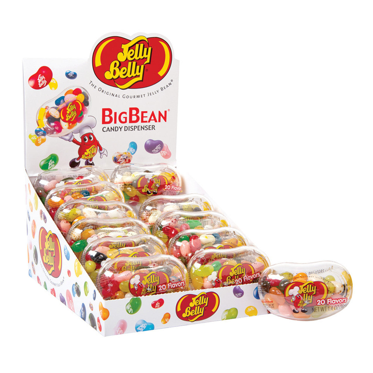 Jelly Belly Bean Dispenser 20 Flavours 39g