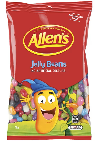 Allens Jellybeans 1kg