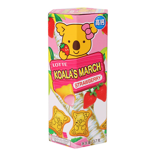 Lotte Koala's March Strawberry Biscuits | 37G