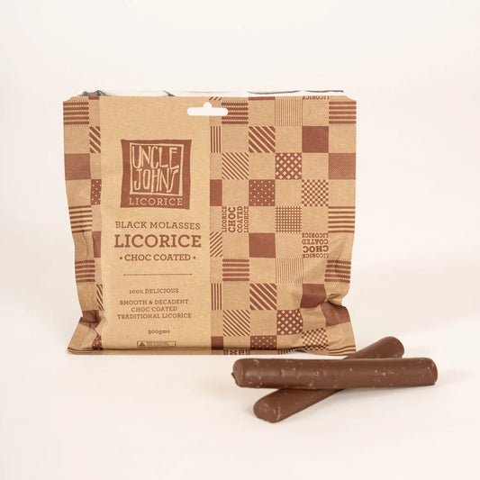 Chocolate Coated Licorice - 300g Bag