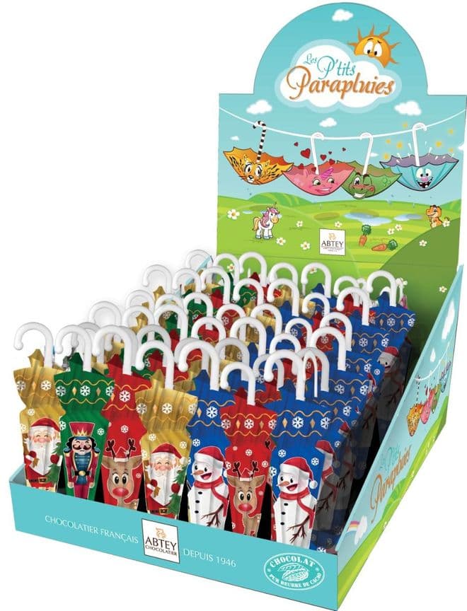 Milk Chocolate Christmas Umbrella 12g