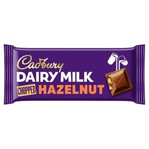 Cadbury Dairy Milk Chopped Hazelnut 95g