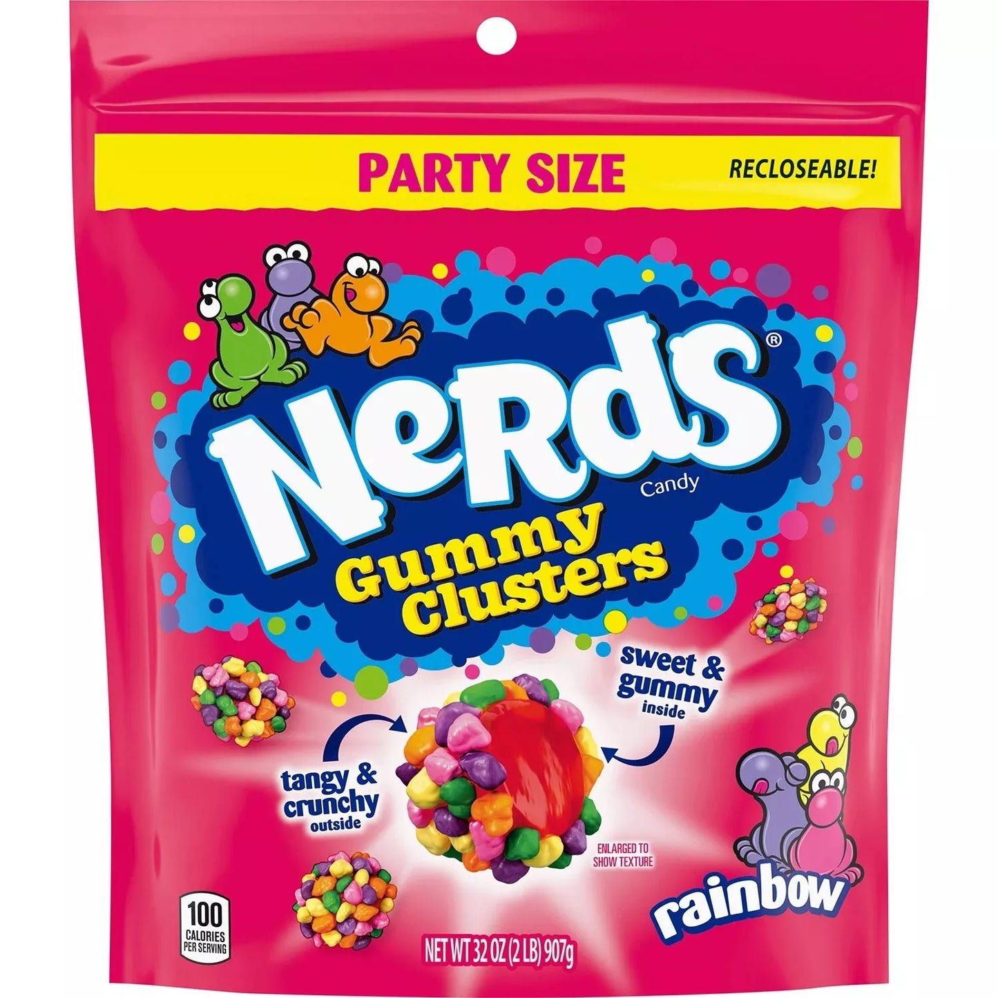 Nerds Rainbow Gummy Clusters - Family Size