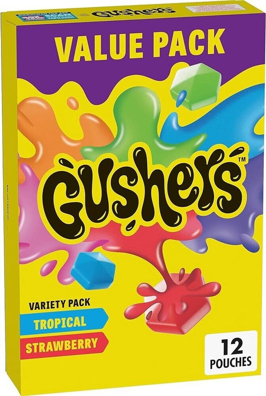 Fruit Gushers Variety Pack Strawberry & Tropical