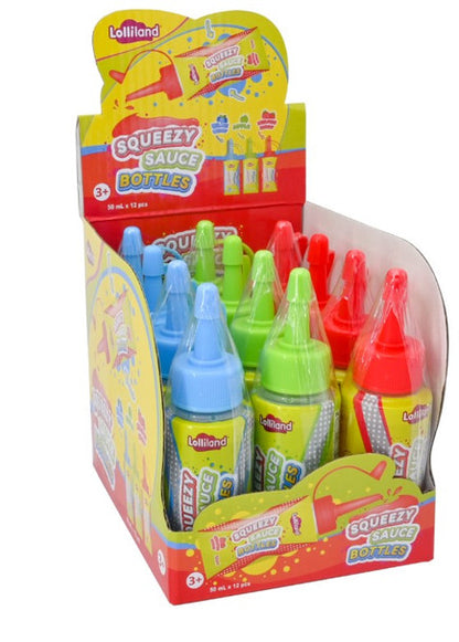 Squeezy Sauce Bottle Candy