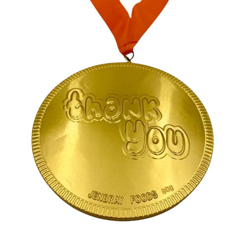 Chocolate Thank you Medal