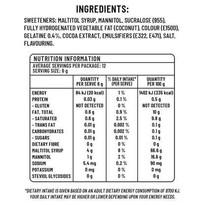 Sugar free Chews - Vanilla and Choc Mix