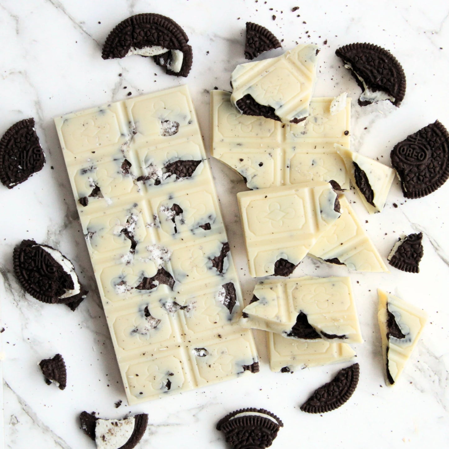 Cookies and Cream White Chocolate Block