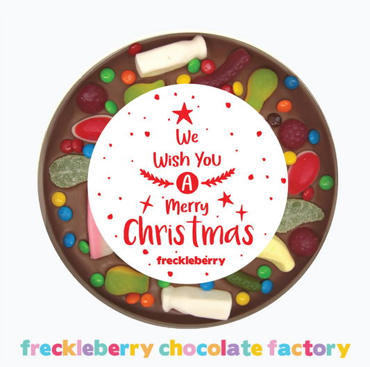 Christmas Giant Lolly Pizza - Milk/White/Dark